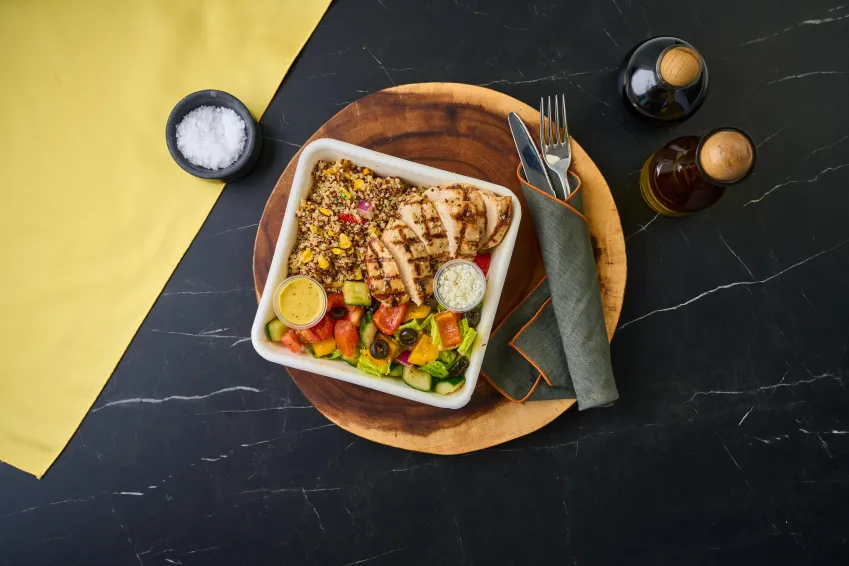 The Aegean Harvest Chicken Bowl