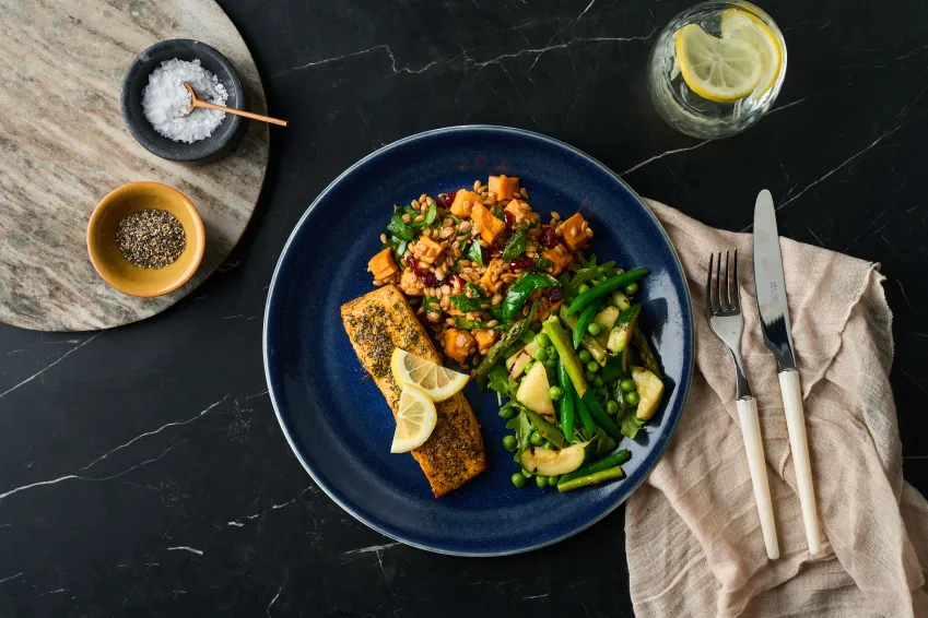 Lemon Pepper and Dill Salmon Hot Protein