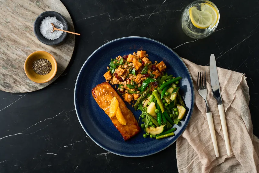 Fennel Orange Salmon Platter