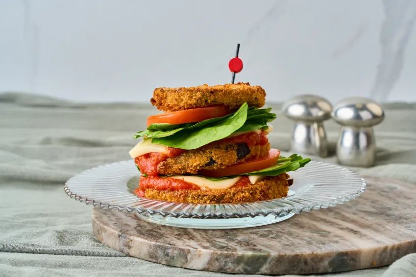 Eggplant Parmesan Stack Entrée