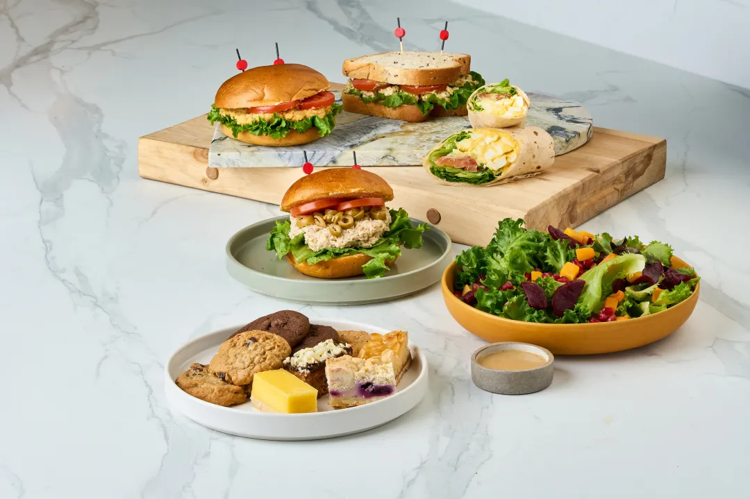 Tourist Class Deli Salad Sandwich Lunch