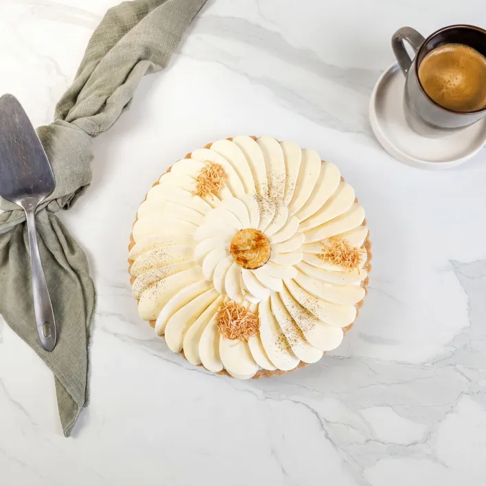 Pineapple Coconut Tart