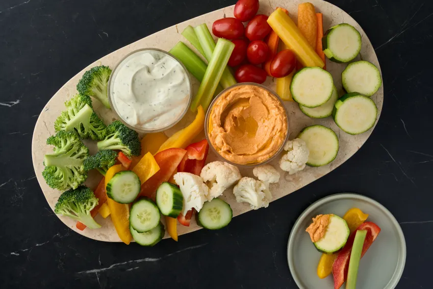 Crudities and Dip Platter