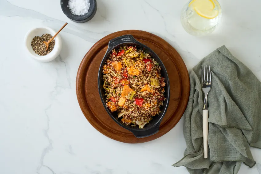 Roasted Quinoa and Corn Salad