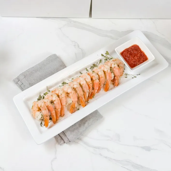 A La Carte - Lemon and Dill Poached Shrimp