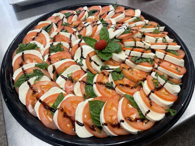 Tomato Basil Mozzarella Platter