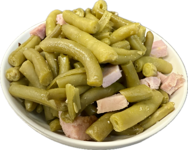 Green Beans and Ham Half Pan