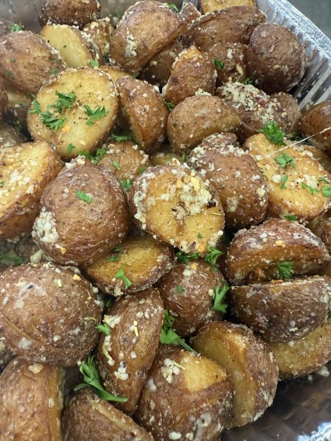 Italian Seasoned Parmesan Breakfast Potatoes