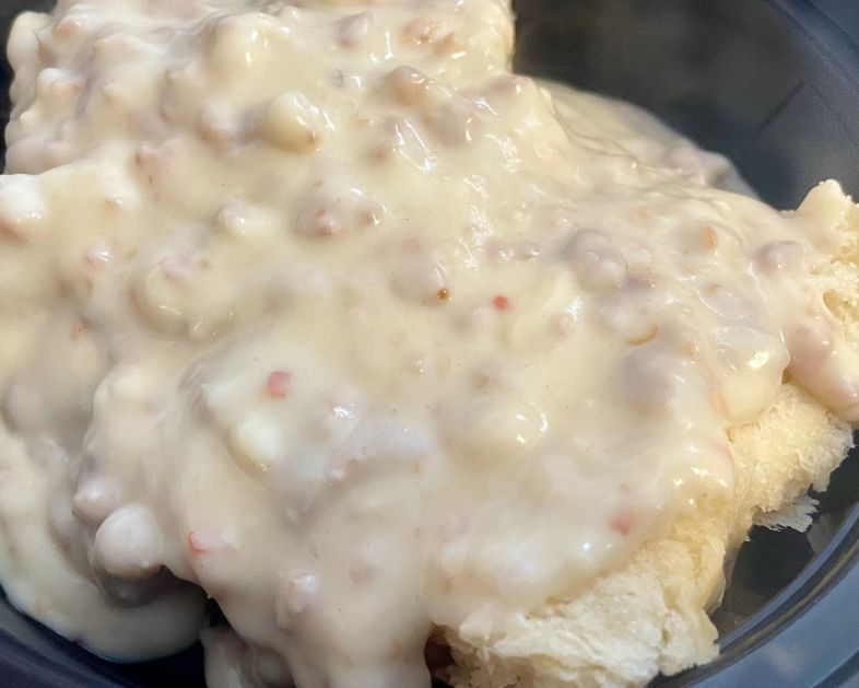 Sausage Gravy and Biscuits