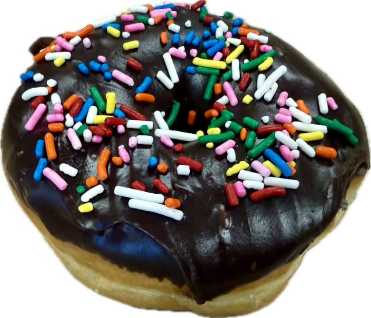 Chocolate Top With Sprinkles