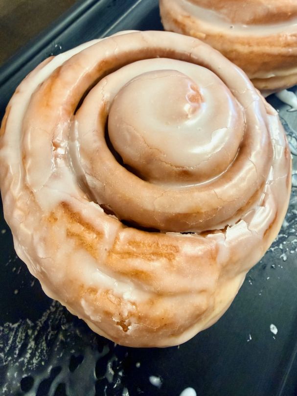 Glazed Cinnamon Bun