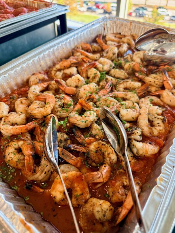 Grilled Shrimp in Red Sauce