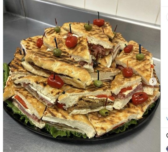 Focaccia Finger Sandwich Platter - 24pc