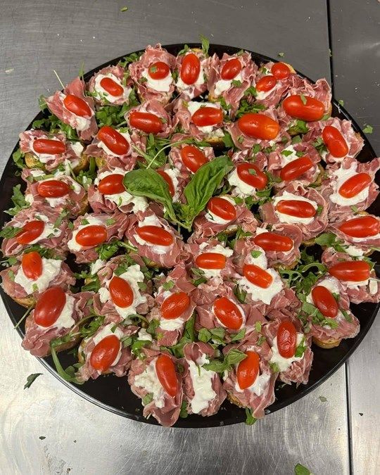Prosciutto & Burrata Crostini