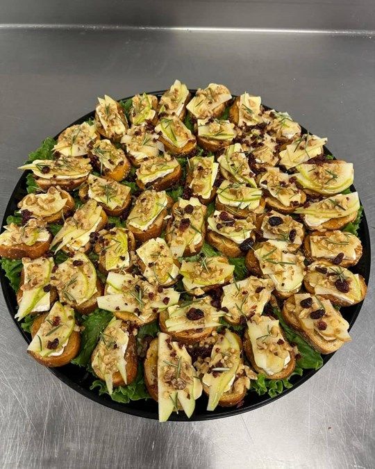 French Brie & Pear Crostini