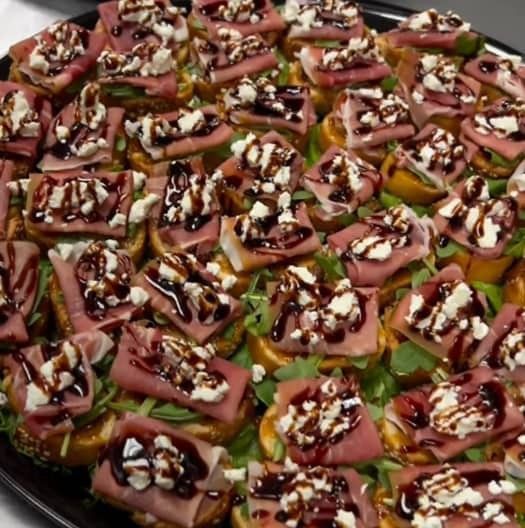 Day at the Peach Crostini Platter