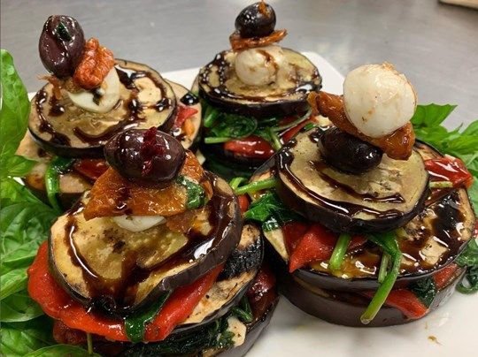 Grilled Eggplant Caprese (20oz)