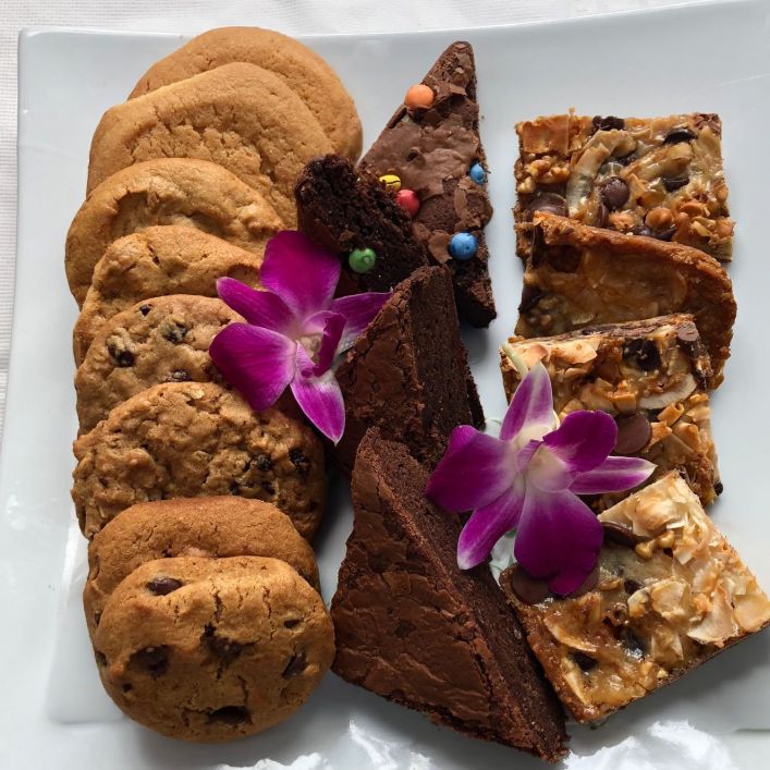 assorted cookies and brownies