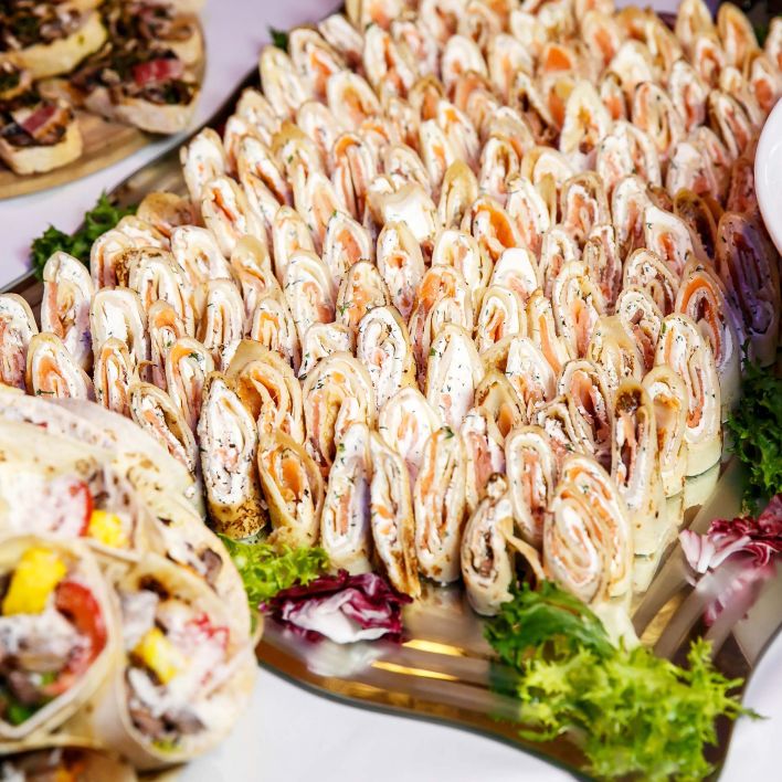 gourmet wraps platter