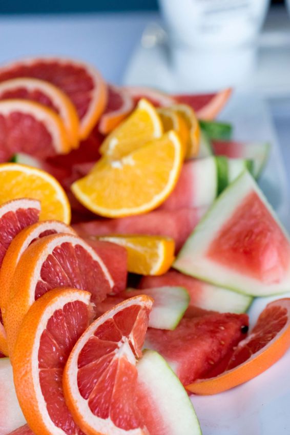 sliced fruit
