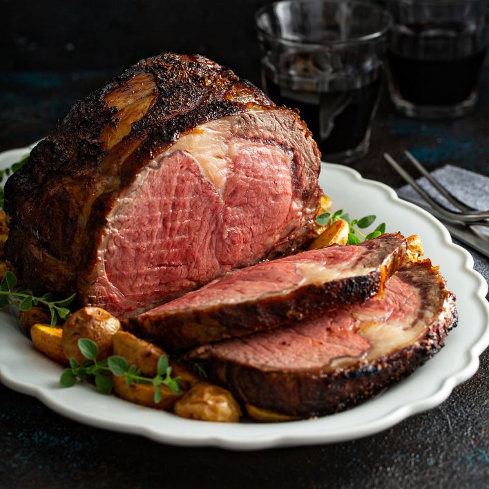 savory roasted prime rib