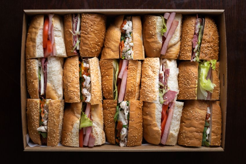 assorted sub buffet