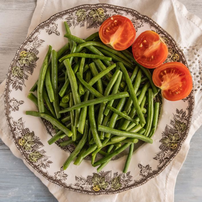 buttered green beans