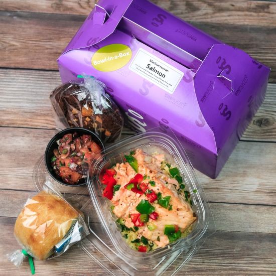 Bowl in a Box: Mediterranean Salmon on Couscous