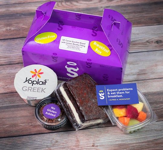 Hearty Breakfast Box - Carrot & Zucchini Bread