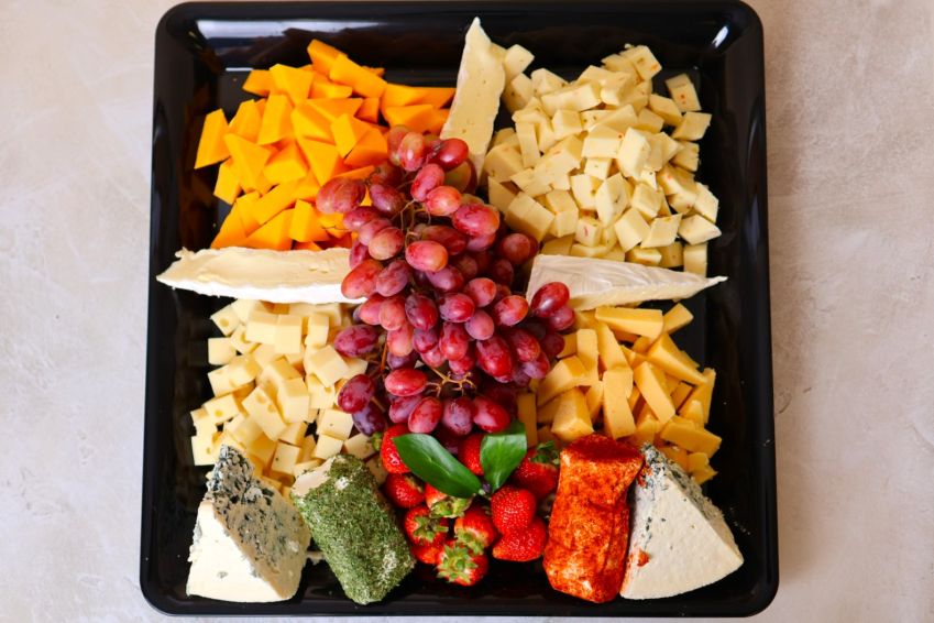 Imported & Domestic Cheese Display