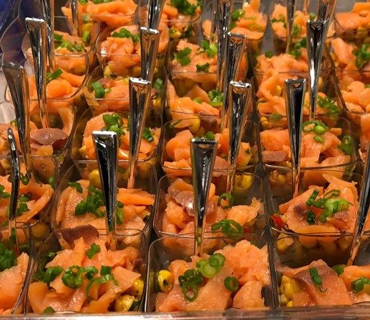 Pretty Little Smoked Salmon Cups (Cold)