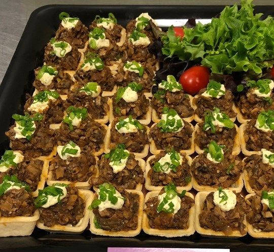 Vegetarian Wild Mushrooms Tartlets (Cold)