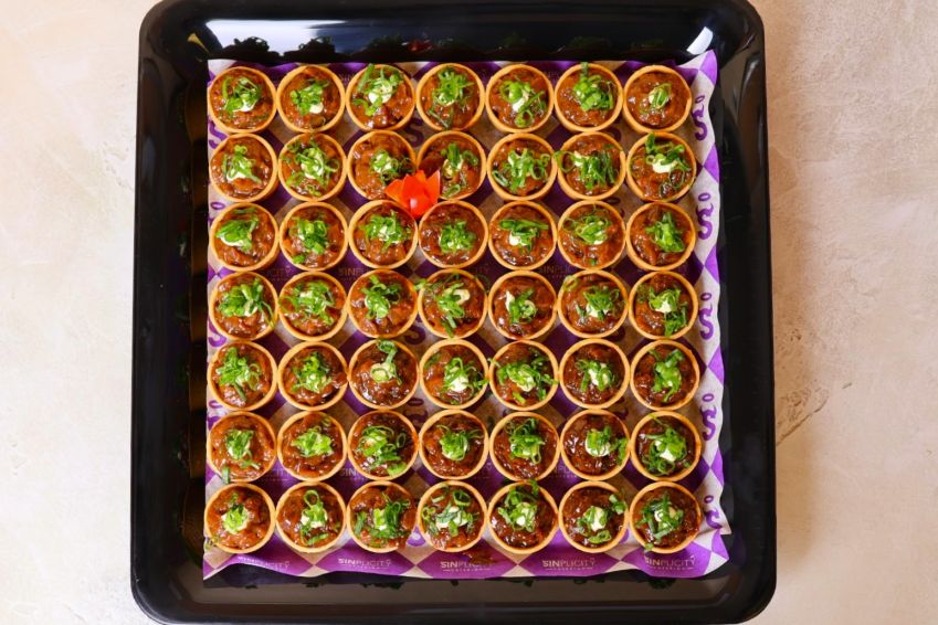 Vegetarian Caramelized Onion & Goat Cheese Tartlets (Cold)