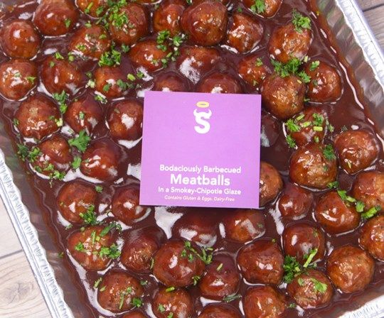 Bodacious Barbecued Meatballs (Hot)