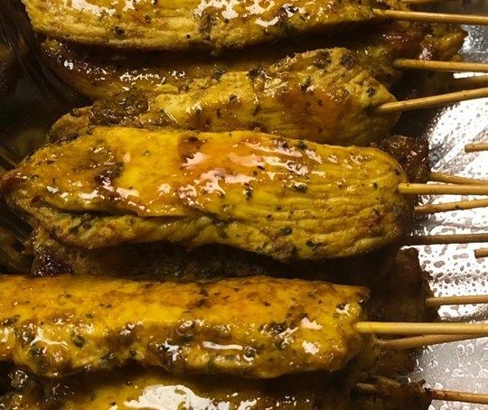 Thai Chicken Satay Skewer (Hot)