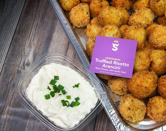 Vegetarian Truffled Risotto Arancini (Hot)