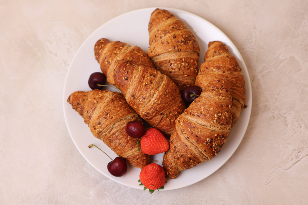 Vegan Blueberry Filled Croissant