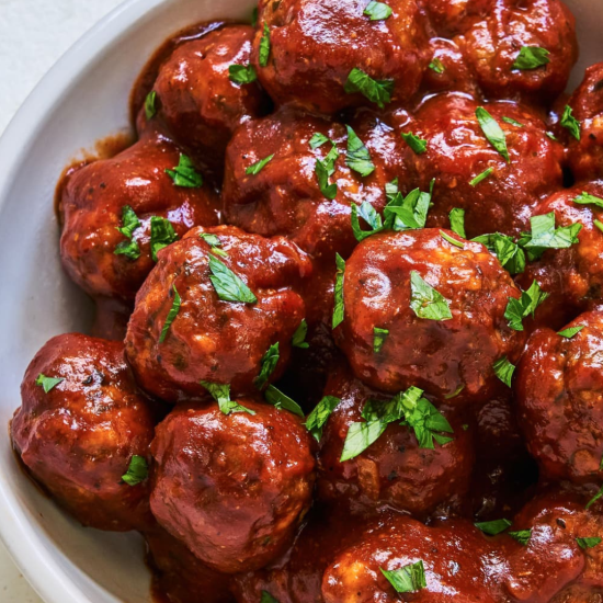 Texas BBQ Meatballs