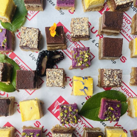 Gluten-Free Vegan Bars Platter