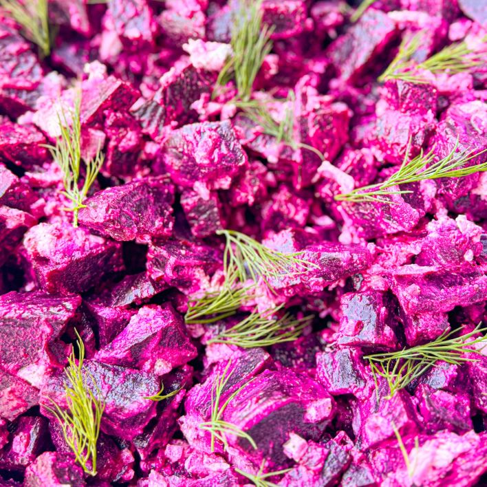 Beet Salad with Dill & Chevre