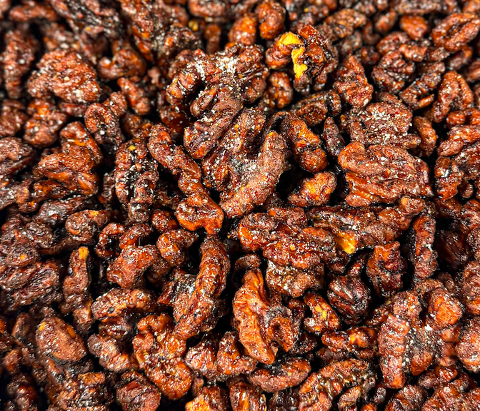 House Sweet & Spicy Walnuts