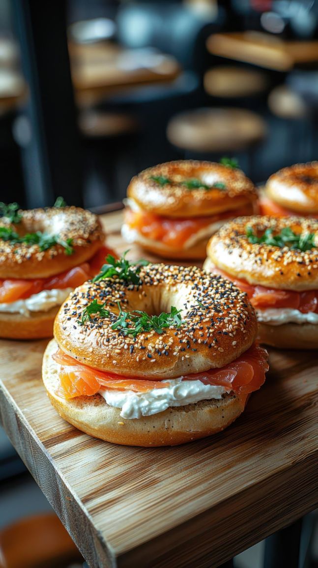 Breakfast Bagel Selection