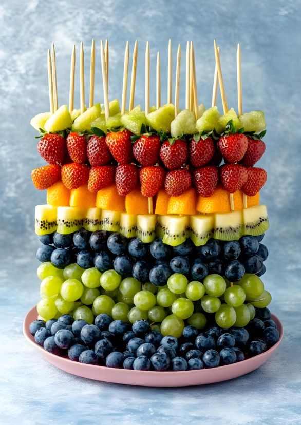 Large Seasonal Fruit Skewer 