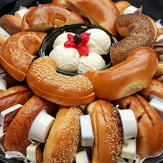 Bagel Tray with Condiments