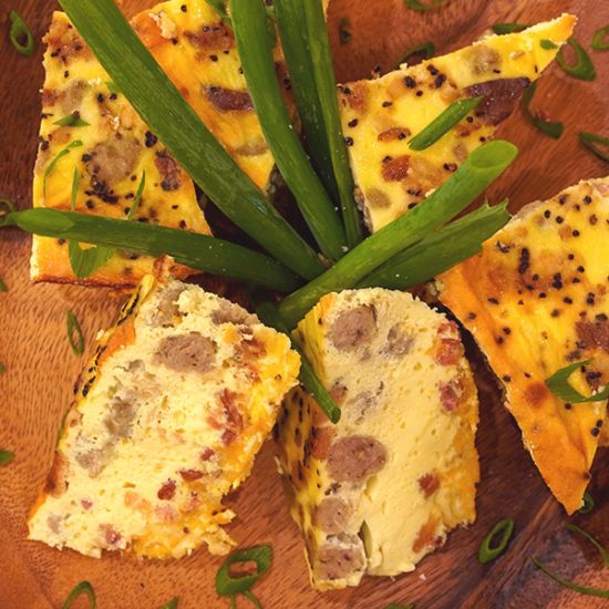 Bacon and Sausage Frittata
