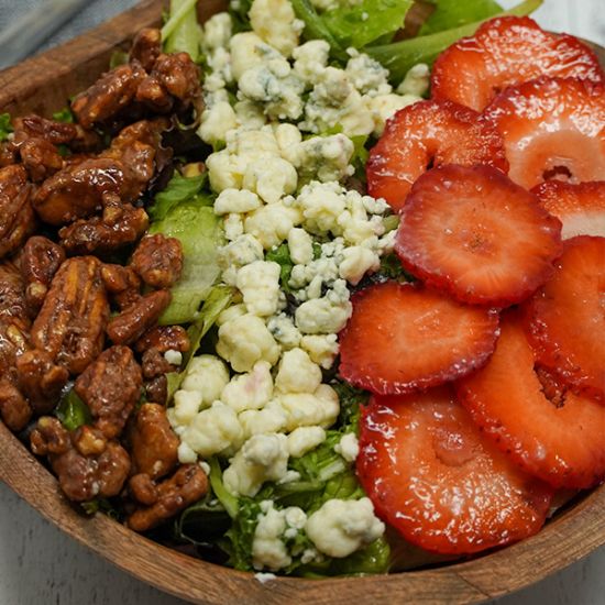 Strawberry and Bleu Cheese
