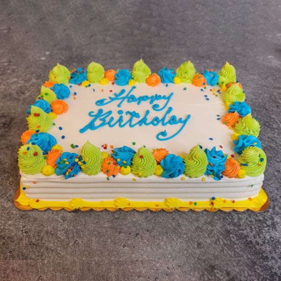 1/4 Sheet All-Occasion Decorated Cakes