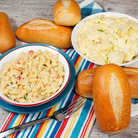 Classic Platter with Salad and Rolls - Small