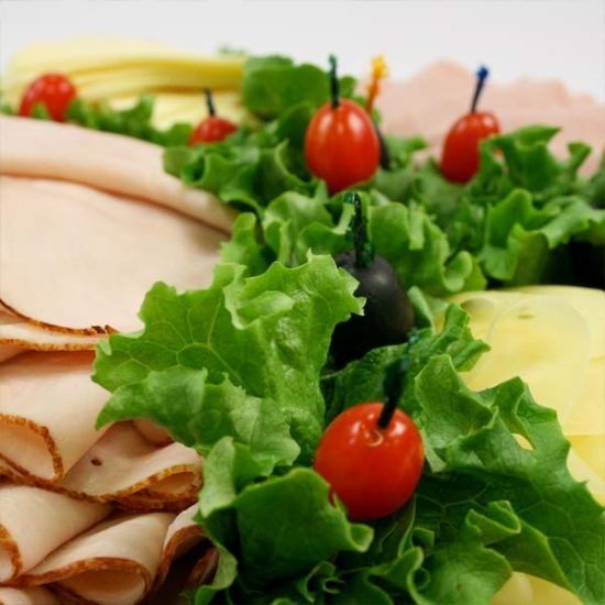Classic Platter with Salad and Rolls - Large