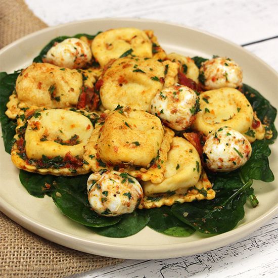 Fried Ravioli Salad